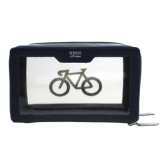 Necessaire Mini Crystal Bicicleta em Couro Personalizada