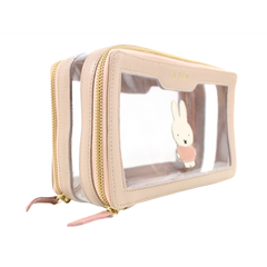 Necessaire Mini Crystal Petit Lapin em Couro Personalizada