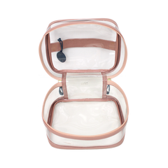 Necessaire Mya em Couro e Vinil Personalizada