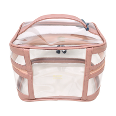 Necessaire Mya em Couro e Vinil Personalizada