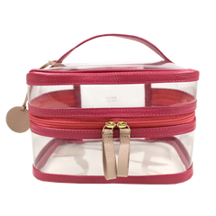 Necessaire Mya em Couro e Vinil Personalizada