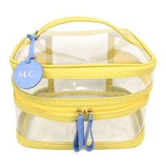 Necessaire Mya em Couro e Vinil Personalizada