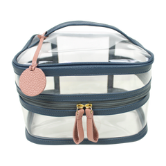 Necessaire Mya em Couro e Vinil Personalizada