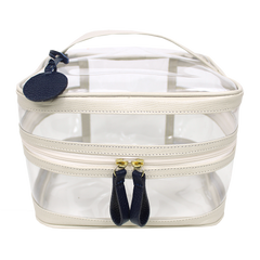 Necessaire Mya em Couro e Vinil Personalizada