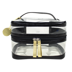 Necessaire Mya em Couro e Vinil Personalizada