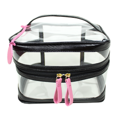 Necessaire Mya em Couro e Vinil Personalizada