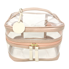 Necessaire Mya em Couro e Vinil Personalizada