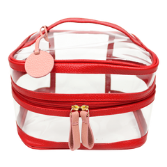 Necessaire Mya em Couro e Vinil Personalizada