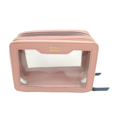 Necessaire Nano Crystal em Couro e Vinil Personalizada