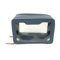 Necessaire Nano Crystal em Couro e Vinil Personalizada