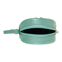 Porta Chupeta Onça em Couro Personalizada