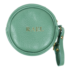 Porta Chupeta Onça em Couro Personalizada