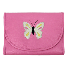 Necessaire Porta Laço Borboleta em Couro Personalizada