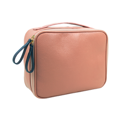 Necessaire Sarah Algodão Doce Liso com Oceano Pronta Entrega