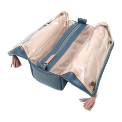 Necessaire Triple Oceano com Algodão Doce Liso Pronta Entrega