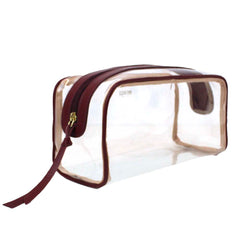 Necessaire Abel G Burgundy Liso Pronta Entrega