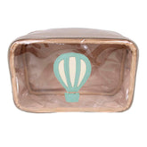 Necessaire Anne Beach Little Ballon em Couro e Vinil Personalizada