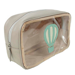 Necessaire Anne Beach Little Ballon em Couro e Vinil Personalizada