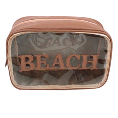 Necessaire Anne Beach em Couro Personalizado
