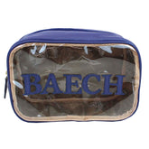 Necessaire Anne Beach Índigo Pronta Entrega