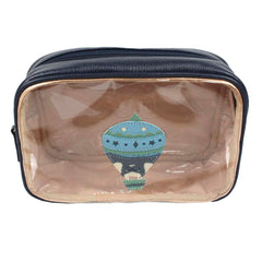 Necessaire Anne Beach Balão Otto em Couro e Vinil Personalizada