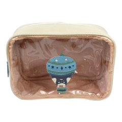 Necessaire Anne Beach Balão Otto em Couro e Vinil Personalizada