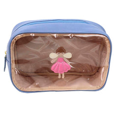 Necessaire Anne Beach Fadinha em Couro e Vinil Personalizada