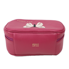 Necessaire Aurora G Borboleta em Couro Personalizada