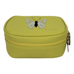 Necessaire Aurora P Borboleta em Couro Personalizada