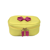 Necessaire Aurora P Laço em Couro Personalizada