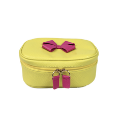 Necessaire Aurora P Laço em Couro Personalizada