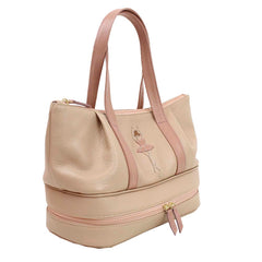 Bolsa de Ballet Rose Liso com Algodão Doce Liso Pronta Entrega