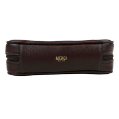 Necessaire Bela Laço Rococó Café com Dourado Pronta Entrega