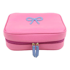 Necessaire Bela Laço Rococó em Couro Personalizada