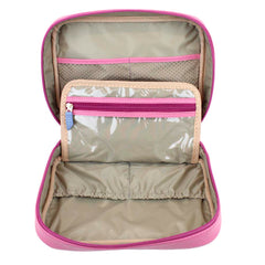 Necessaire Bela Laço Rococó Rosa Orqídea com Sky Pronta Entrega