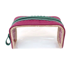 Necessaire Betina Babado M em Vinil e Couro Personalizado