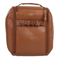 Necessaire Bruna Bordado Muguet em Couro Personalizado