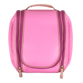 Necessaire Bruna Rosa Orquídea com Algodão Doce Liso Pronta Entrega