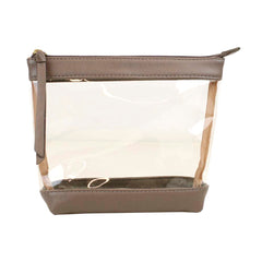 Necessaire Camila em Vinil e Couro