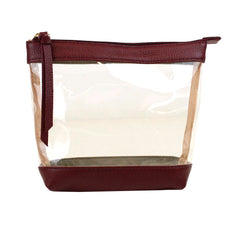 Necessaire Camila em Vinil e Couro