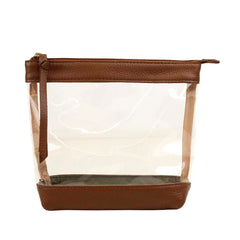Necessaire Camila em Vinil e Couro