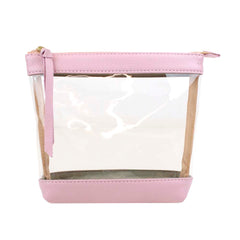 Necessaire Camila em Vinil e Couro