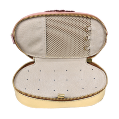 Necessaire Charlotte Leoa em Couro Personalizada