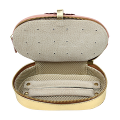 Necessaire Charlotte Leoa em Couro Personalizada