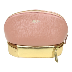 Necessaire Charlotte Leoa em Couro Personalizada