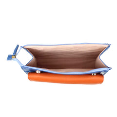 Necessaire Chloé Beach com Tangerina Liso Pronta Entrega