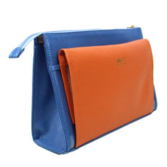 Necessaire Chloé Beach com Tangerina Liso Pronta Entrega