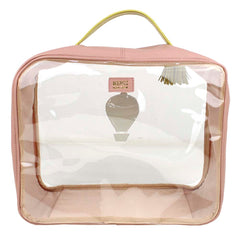 Necessaire Crystal G Balão Sarah em Couro e Vinil Personalizado