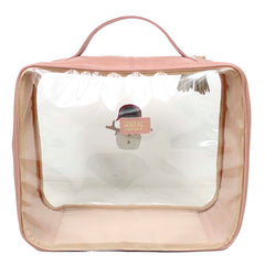 Necessaire Crystal G Boneco de Neve em Couro e Vinil Personalizado