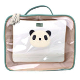 Necessaire Crystal G Little Panda em Couro e Vinil Personalizado